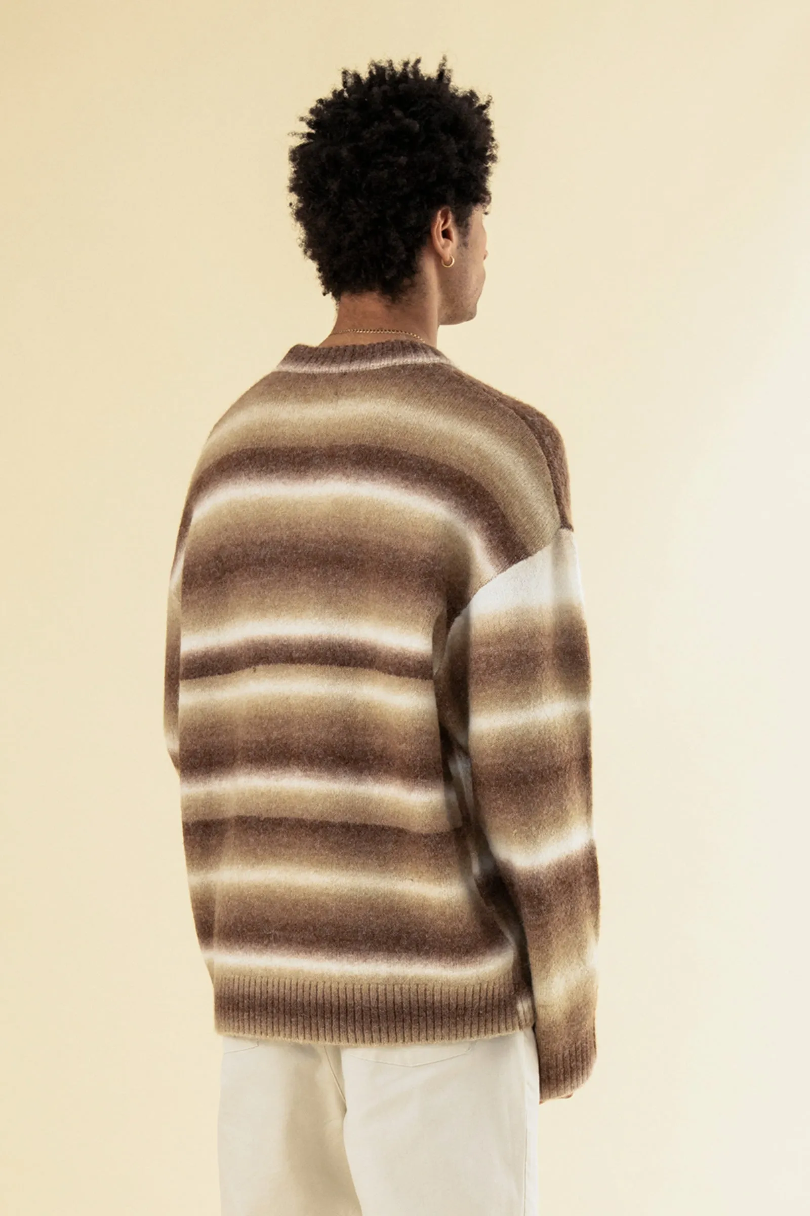 Eco Conscious Processing Timeless Layering bound Toffee Ombre Knit Sweater