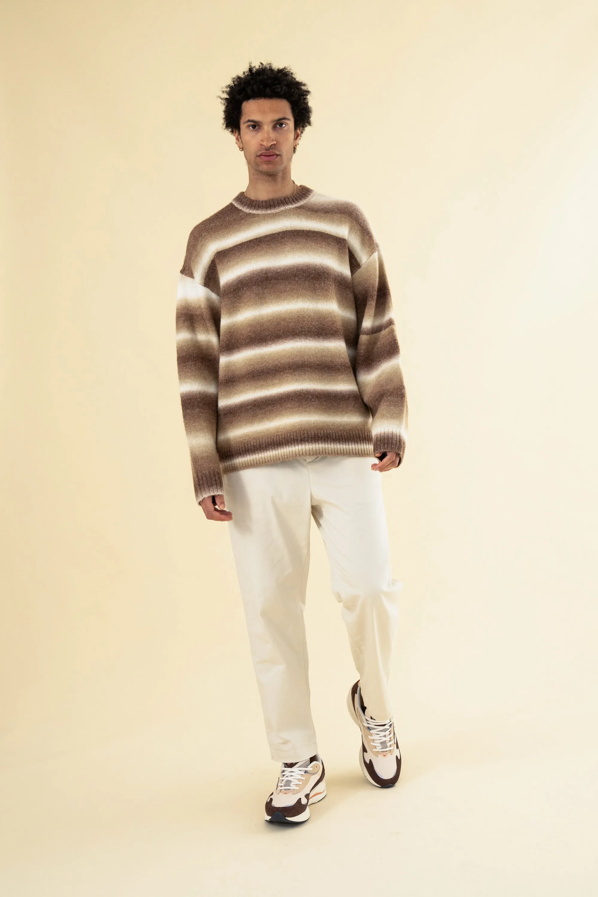 bound Toffee Ombre Knit Sweater Warm Layers