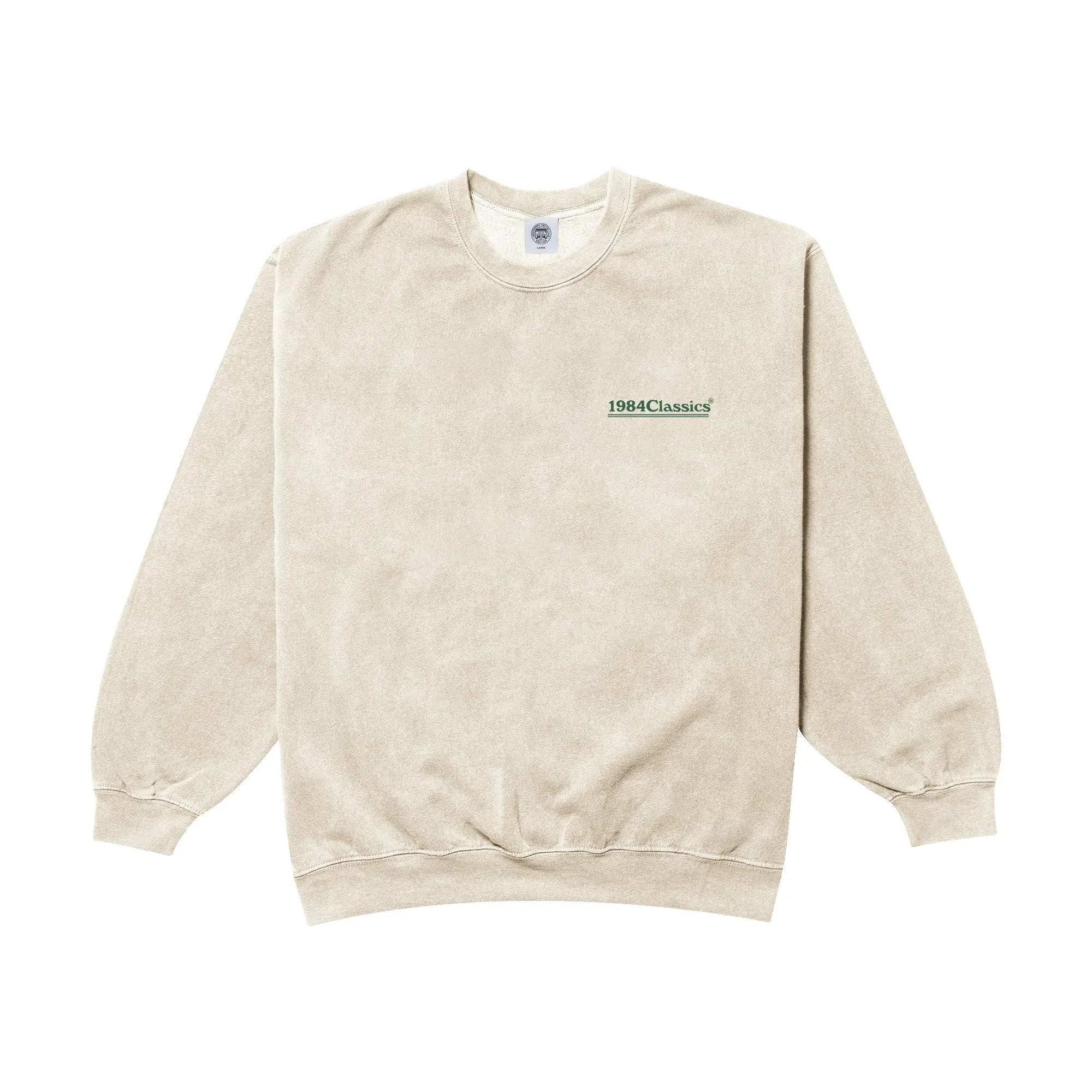 Thermal Lining Cozy Knit Piece Vice 84 'Classics' Vintage Washed Sweater - Cream