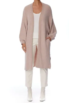 Sherry Cardigan In Oatmeal Chilly Comfort Elegant Knit