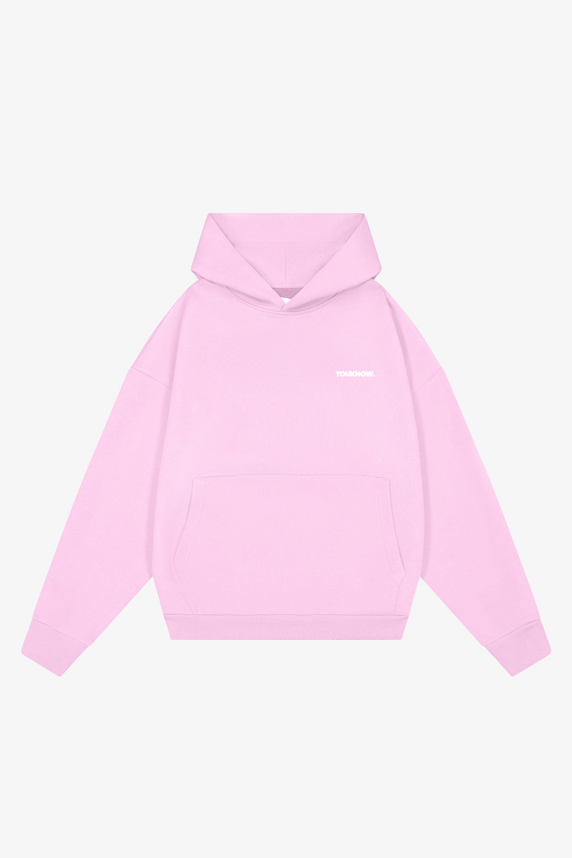 Bear like Polar bear like Core Box Hoodie | Baby Pink