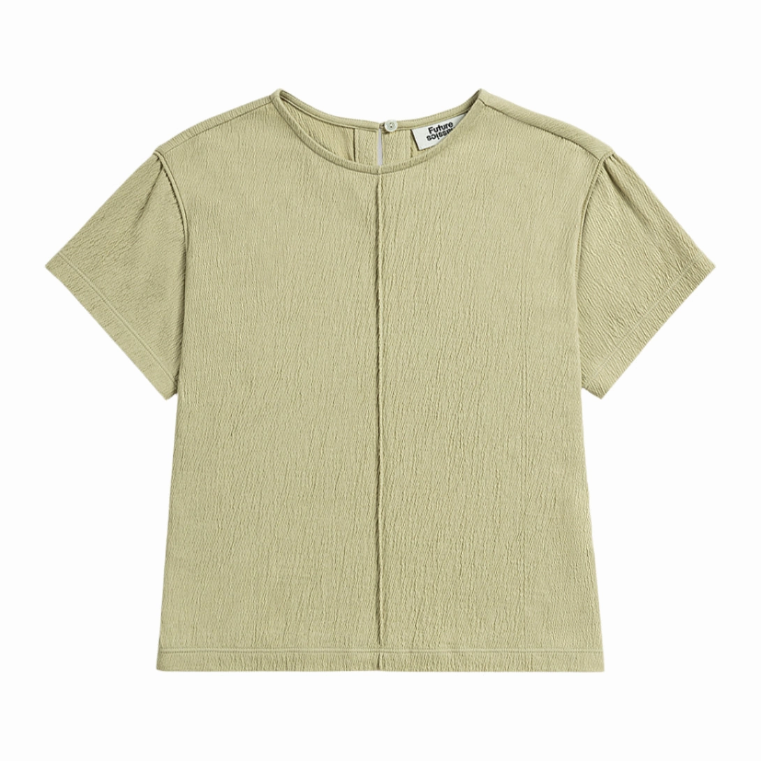 Crinkle SS Top Comfy Style Smart Layering