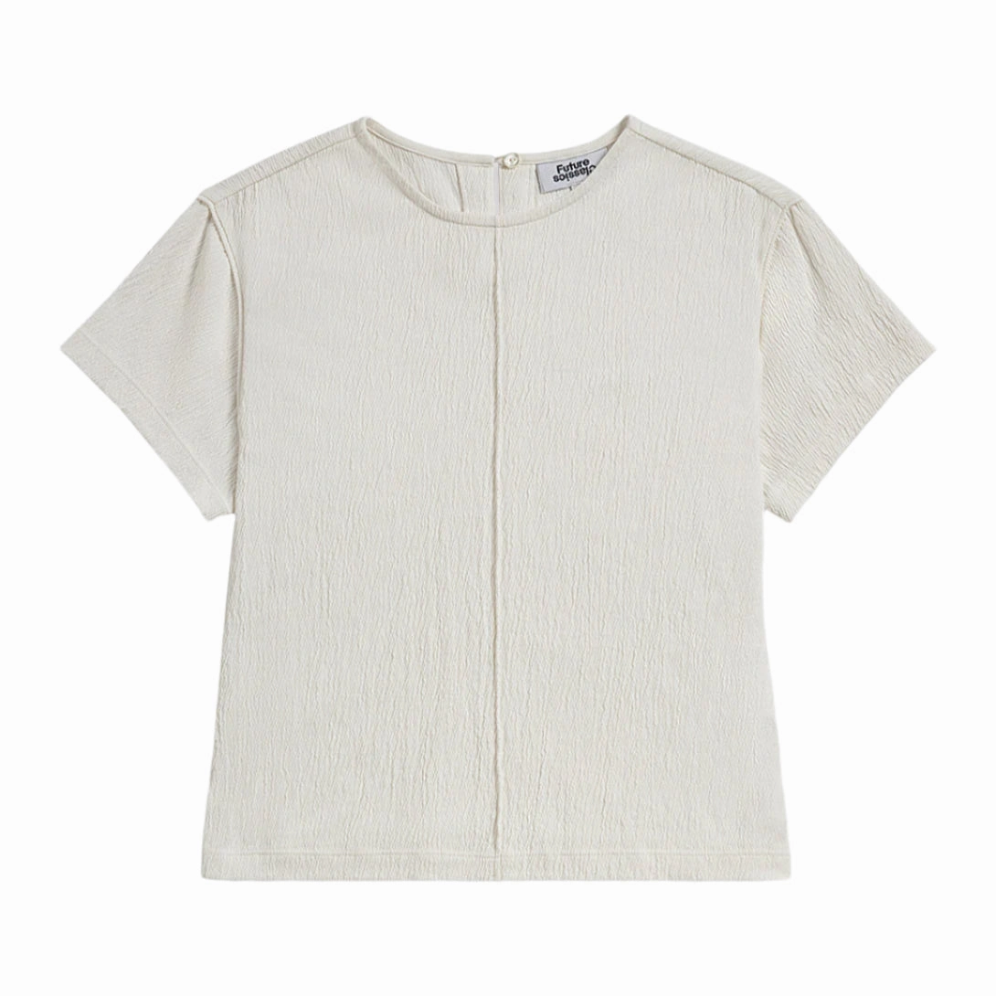 teenagers' Crinkle SS Top