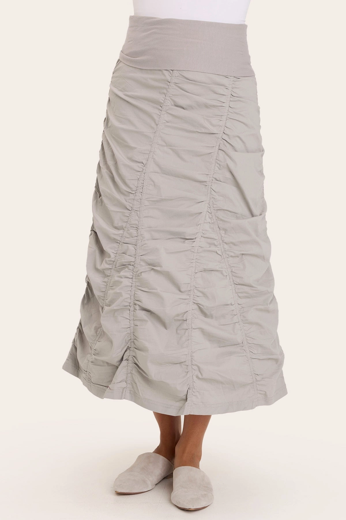 Non Restrictive Gored Peasant Skirt
