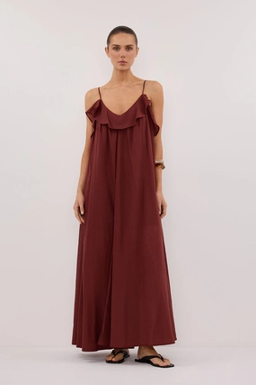 CAPRI SAHARA LINEN BLEND MAXI DRESS Versatile Piece
