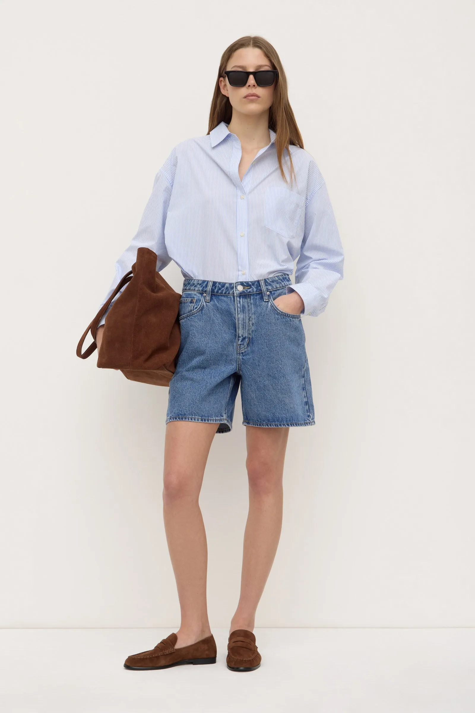 Tailored Fit Anti Static Fabric Avoca Stripe Shirt