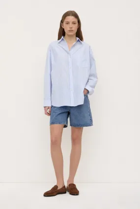 No Bulk Layering System Coffee Run Avoca Stripe Shirt