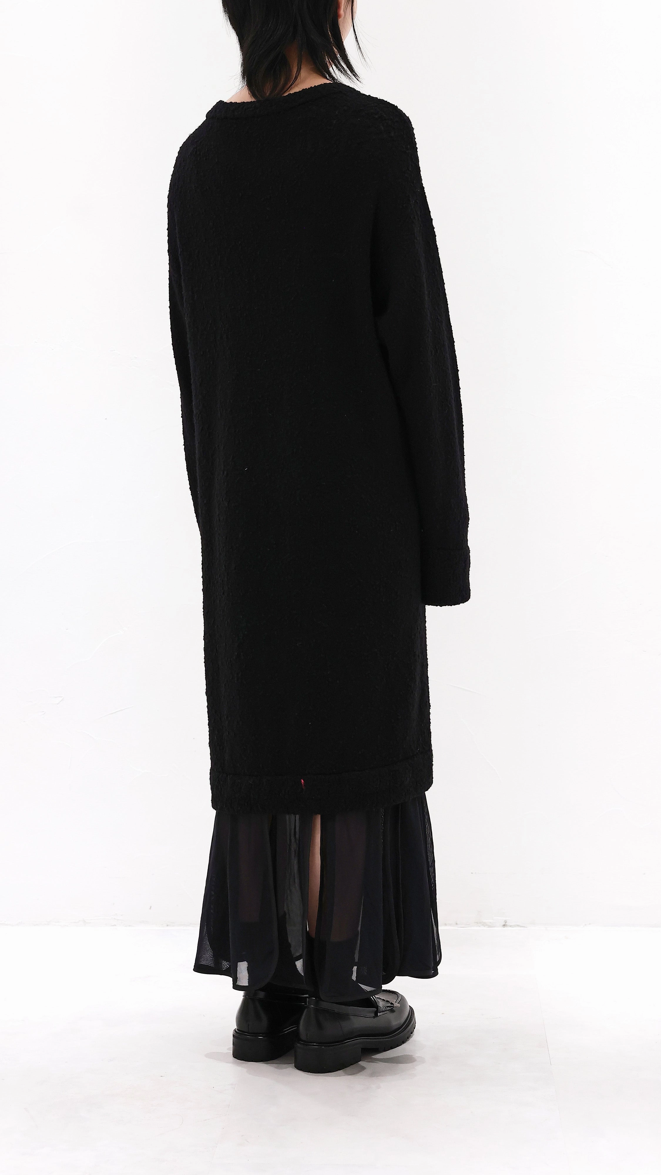 Fashion Forward Cotton Skin 2 in 1 Slogan Knit Dress