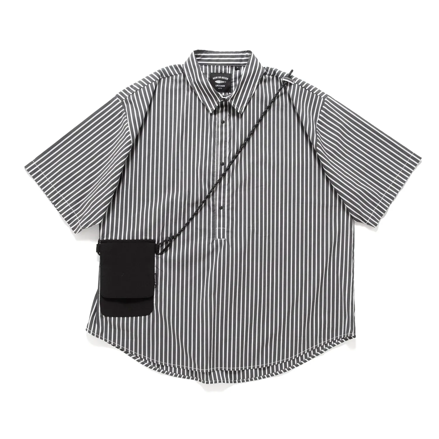 (ST453) Sacoche Short Sleeve Shirt Stretchy Cloth Country Escape
