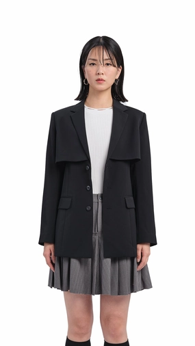 Clean Fit Cut Out Blazer