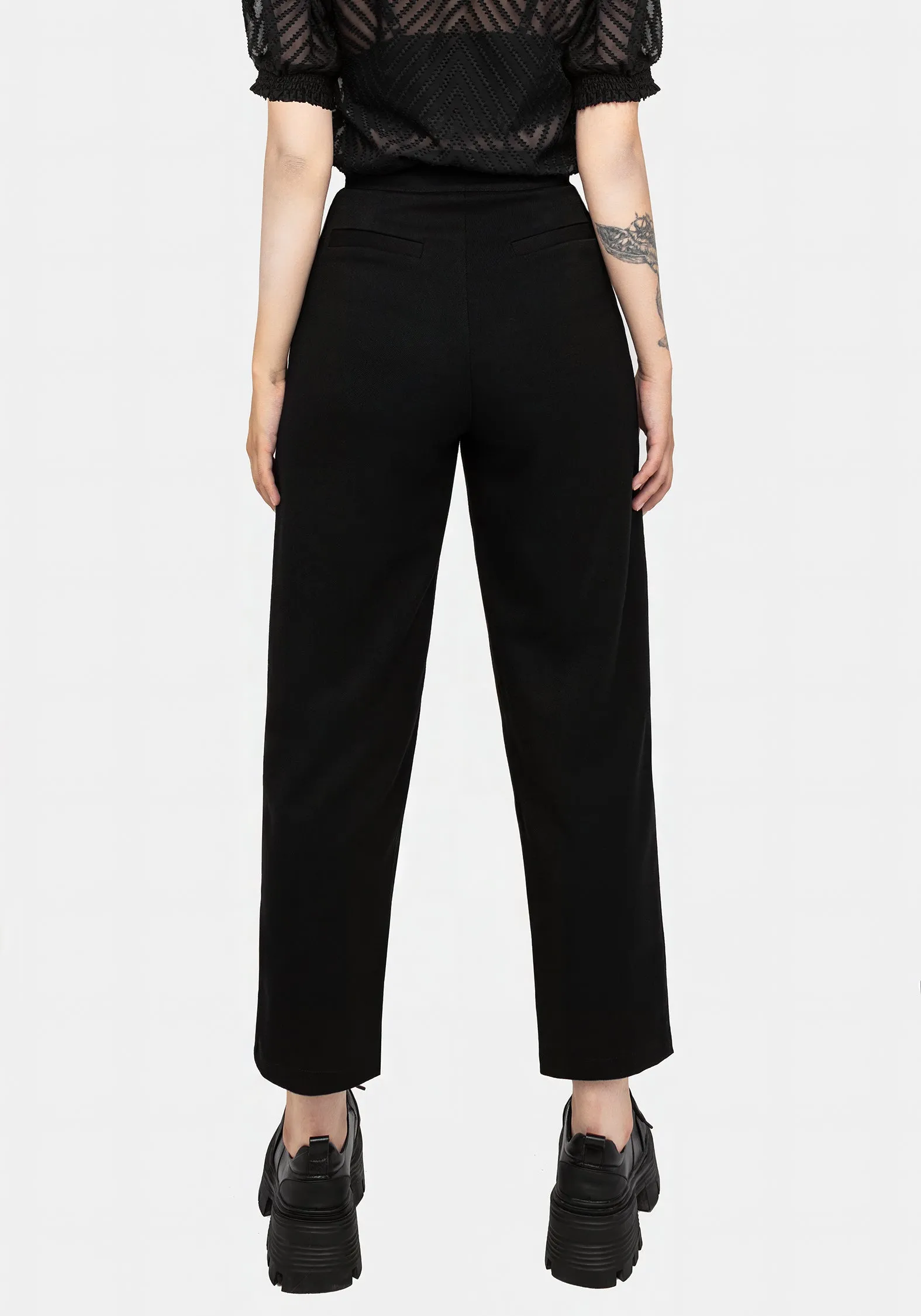 Flexible Fit Cybele Embroidered Tapered Trousers