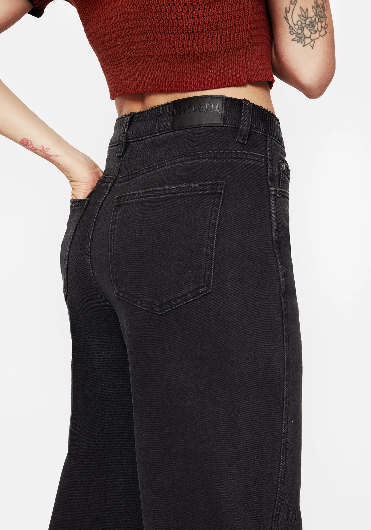 Malevolence Denim Barrel Leg Jeans Recycled Material Versatile Fit