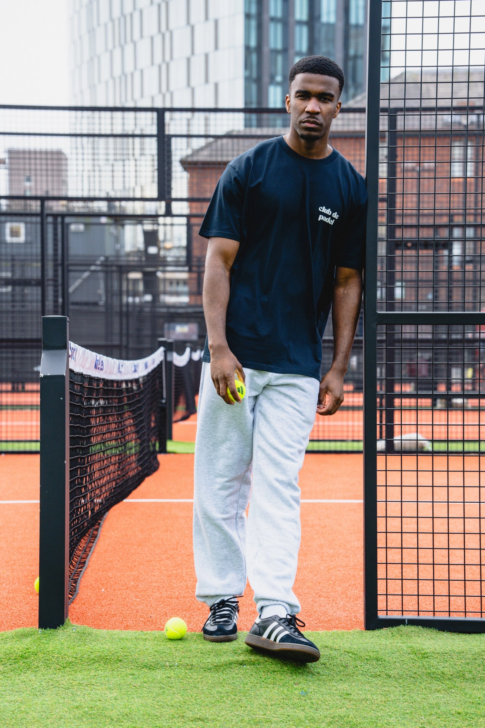 Club de Padel Logo Tee - Navy Classic Smart