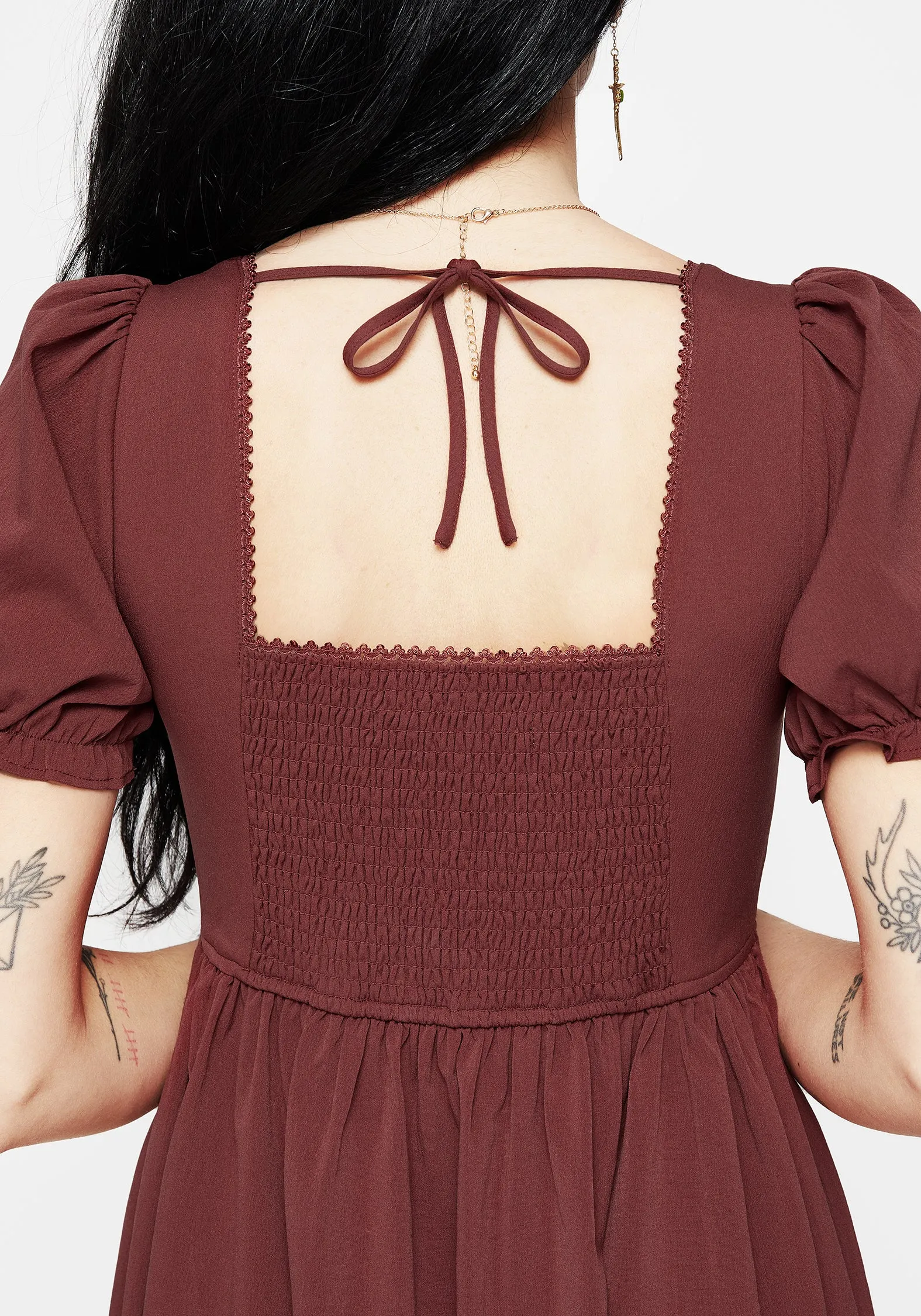 Vibrant Look Urban Casual Darya Corset Midaxi Dress