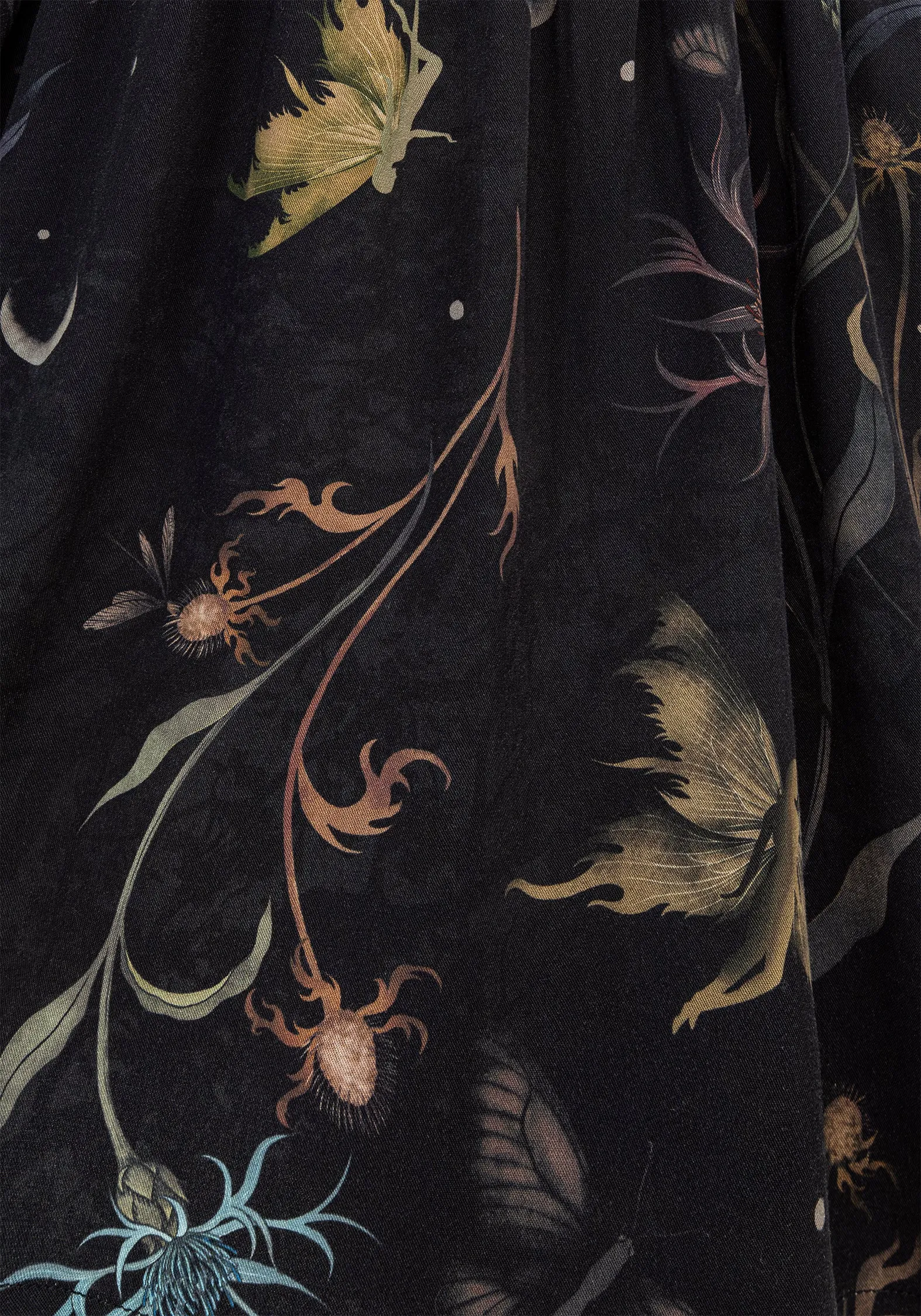 Easy Layers Comfy and Relaxed Rosanella Floral Print Mini Smock Dress