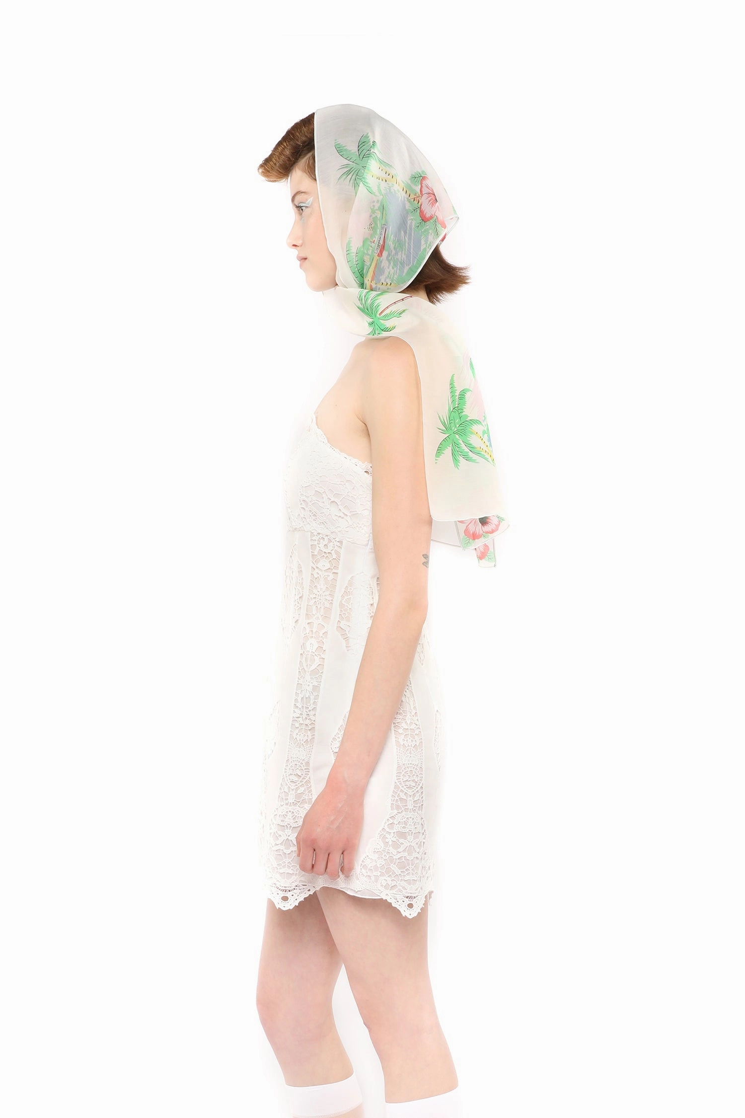 Applique Lace Combo Strapless Dress Vibrant Spirit