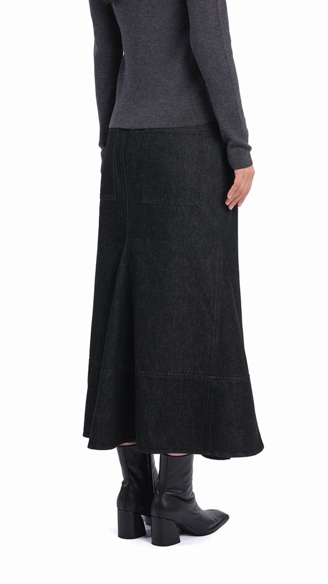 Denim Fishtail Skirt Budget Friendly Media Feature