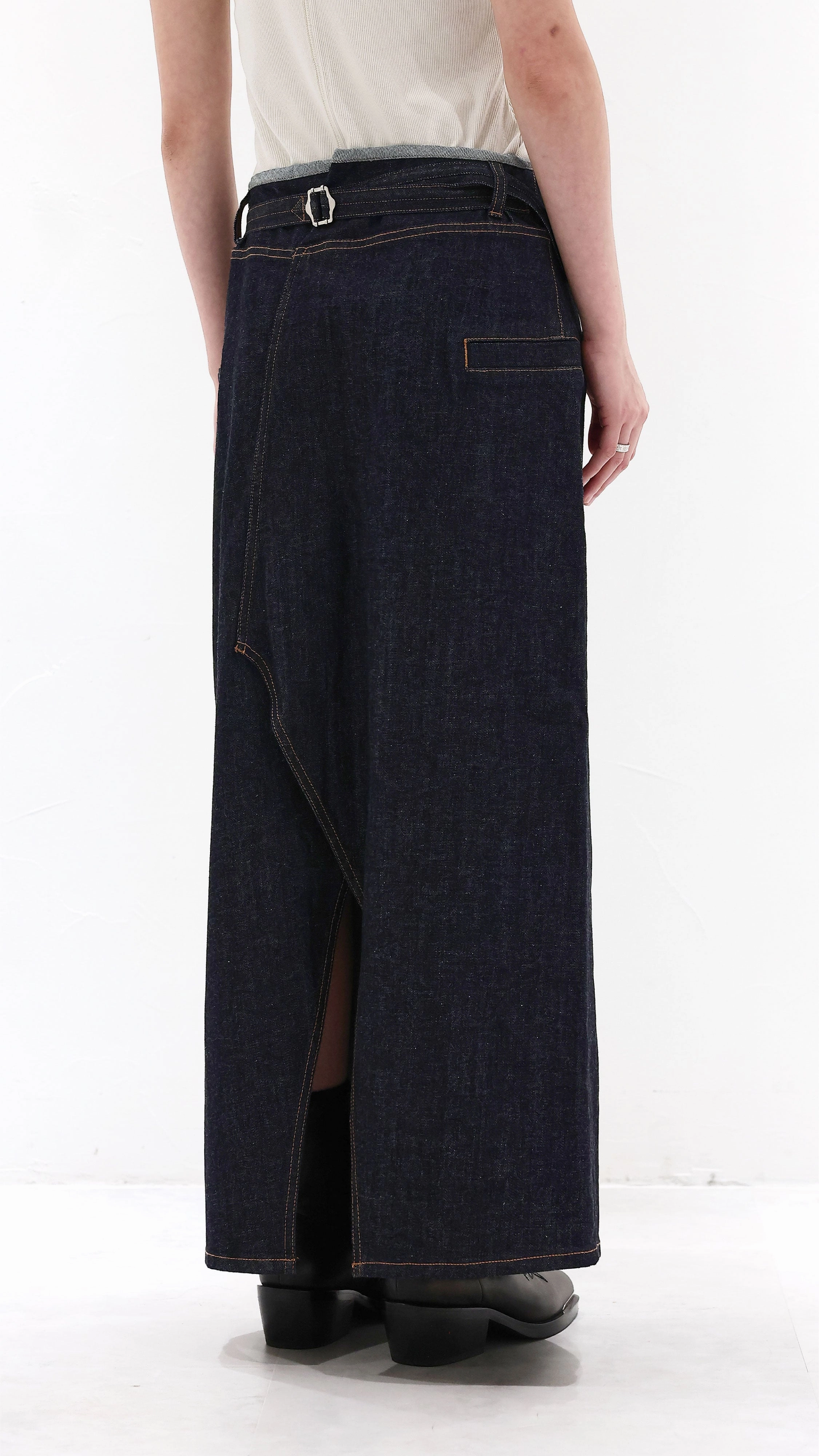 Denim Skirt Easy Vibe Artisanal Craft