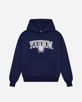 Simple Outfit indoor relaxation Dept. of YKC Hoodie | Navy