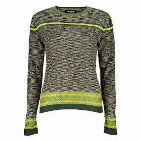 Desigual Cotton Women's Sweater Comfy Knitwear Look