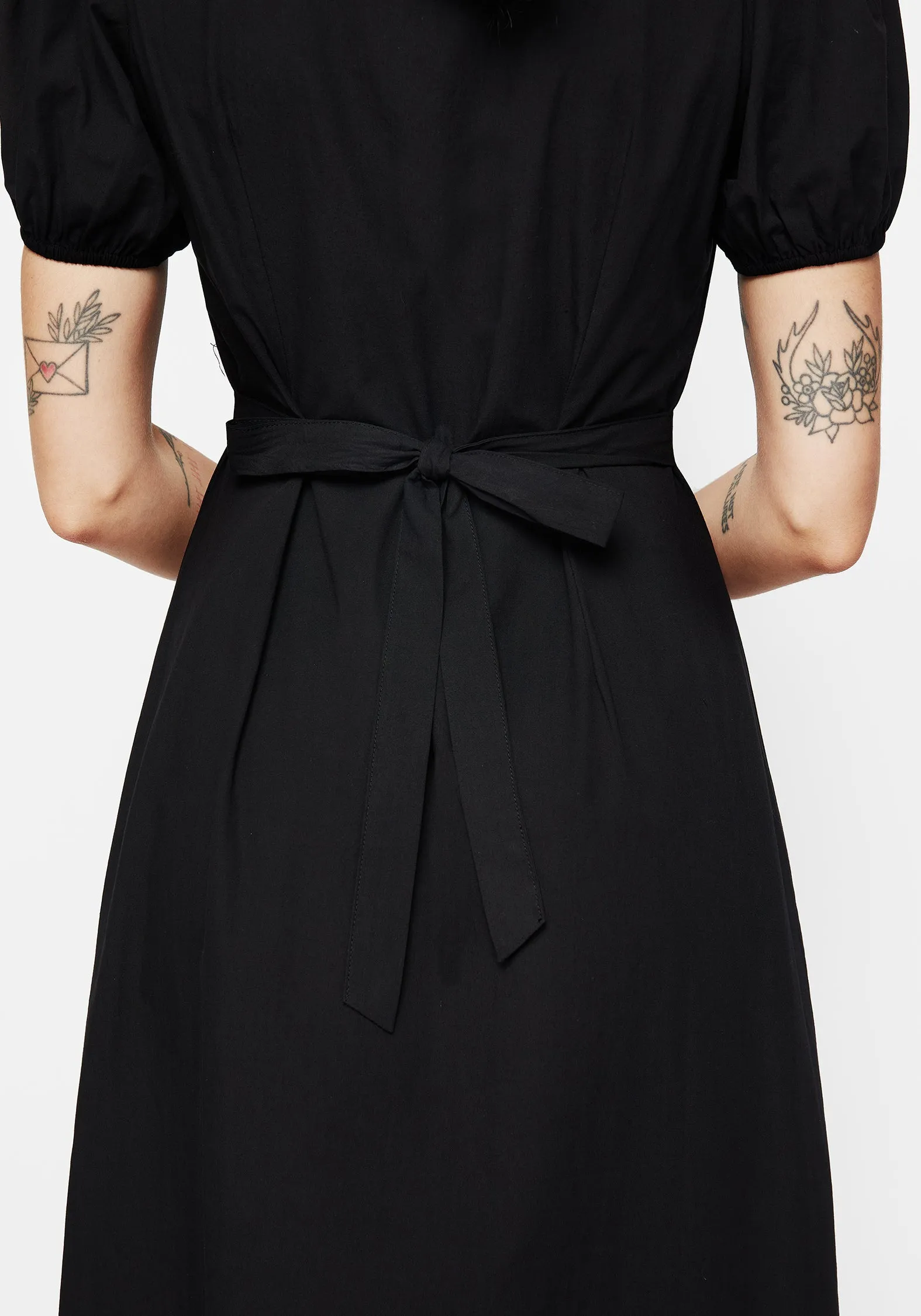 Modern Layers Clean Mood Despair Cotton Thistle Embroidered Button Up Midaxi Dress