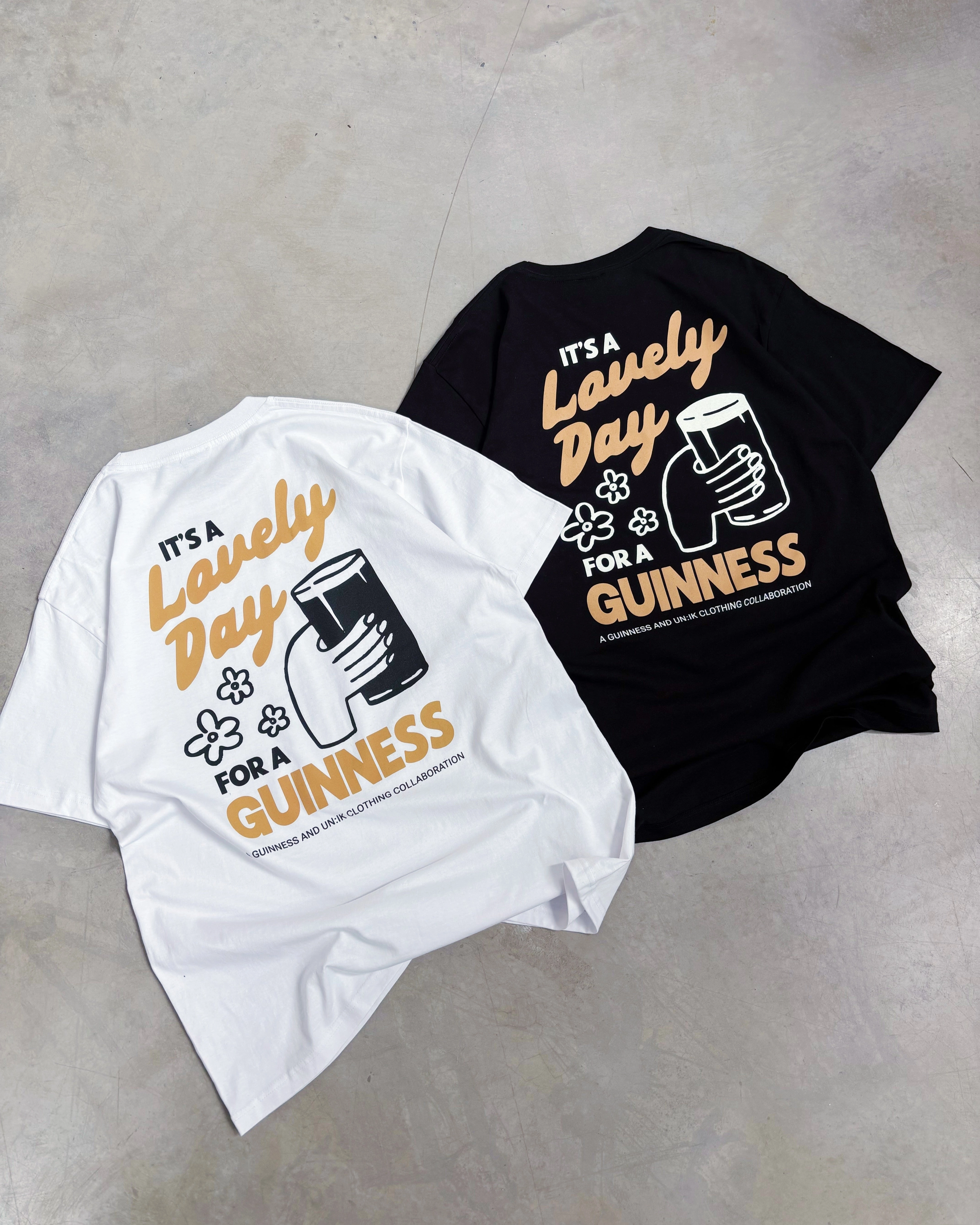 FlexibleKnit Guinness x UN:IK 'Cheers' Tee - Black