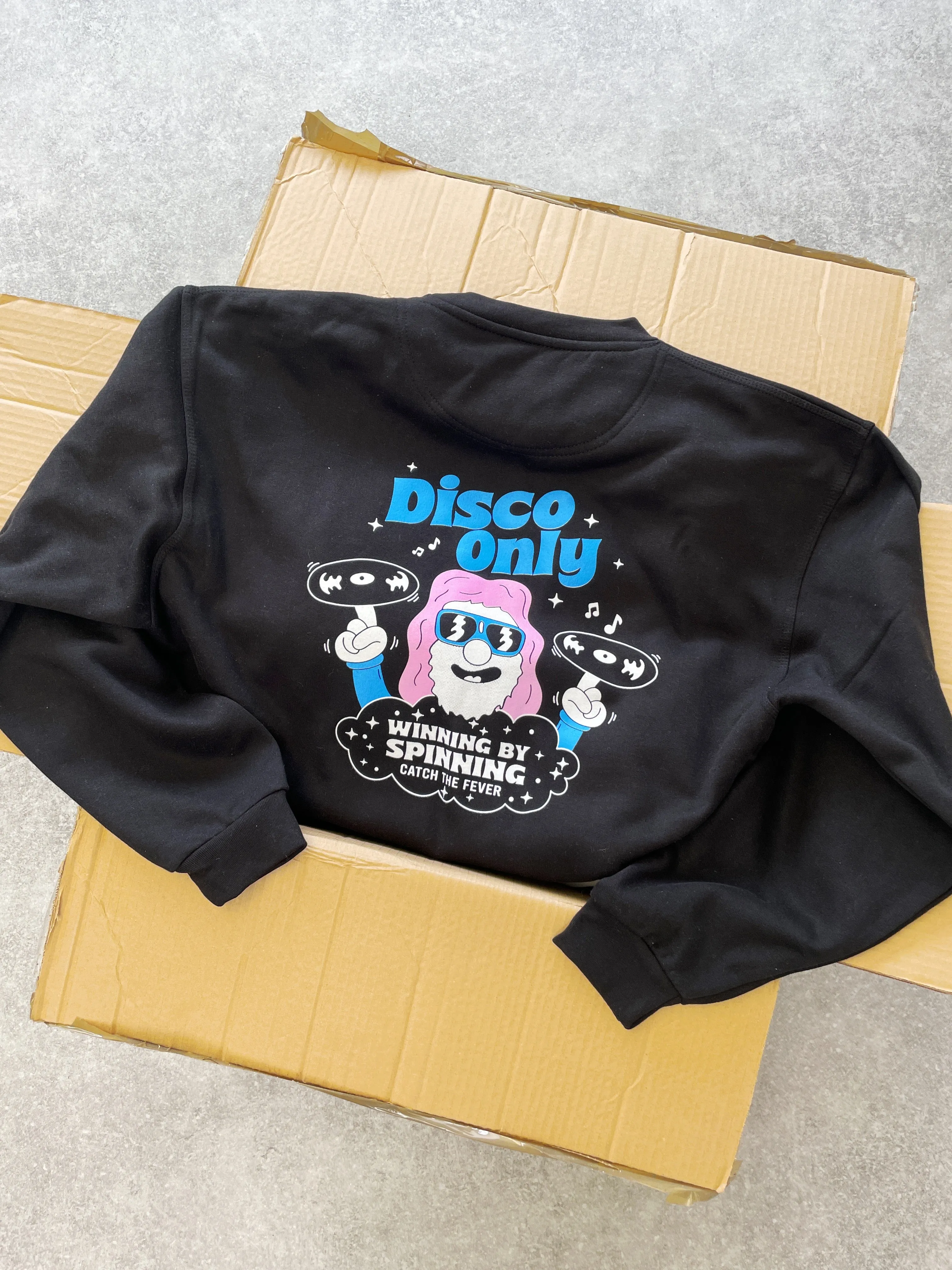 Functional Fashion Anti Pilling Finish DISCO ONLY 'NYC Disco' Sweater - Black