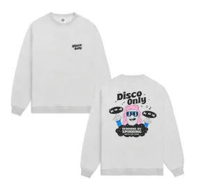DISCO ONLY 'NYC Disco' Sweater - Grey Essential Layer Dynamic Ventilation Panels