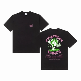 DISCO ONLY 'Everybody Dance' Tee - Black Weekend Smart
