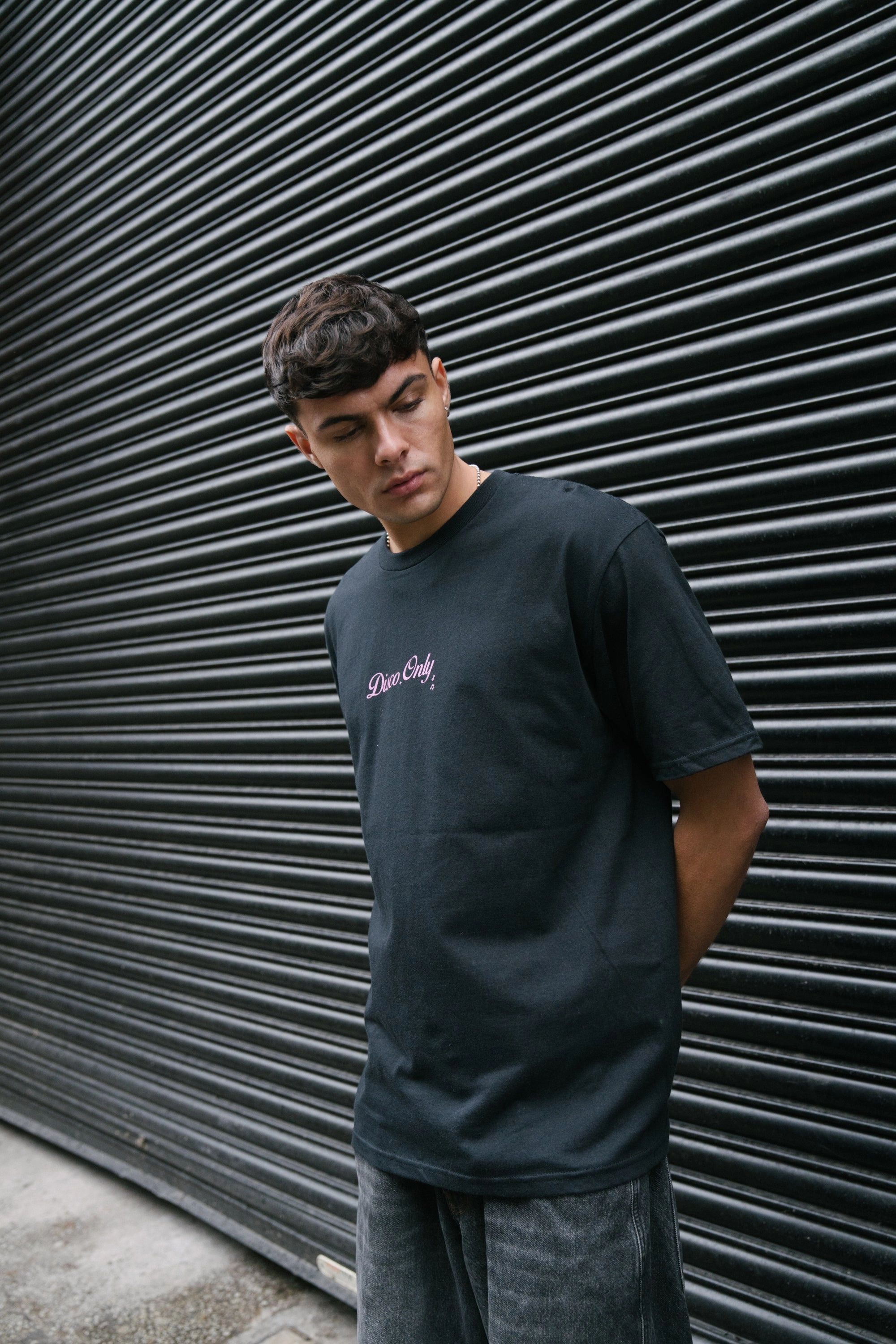 Seasonal Outfit DISCO ONLY 'Italo Disco' Tee - Black
