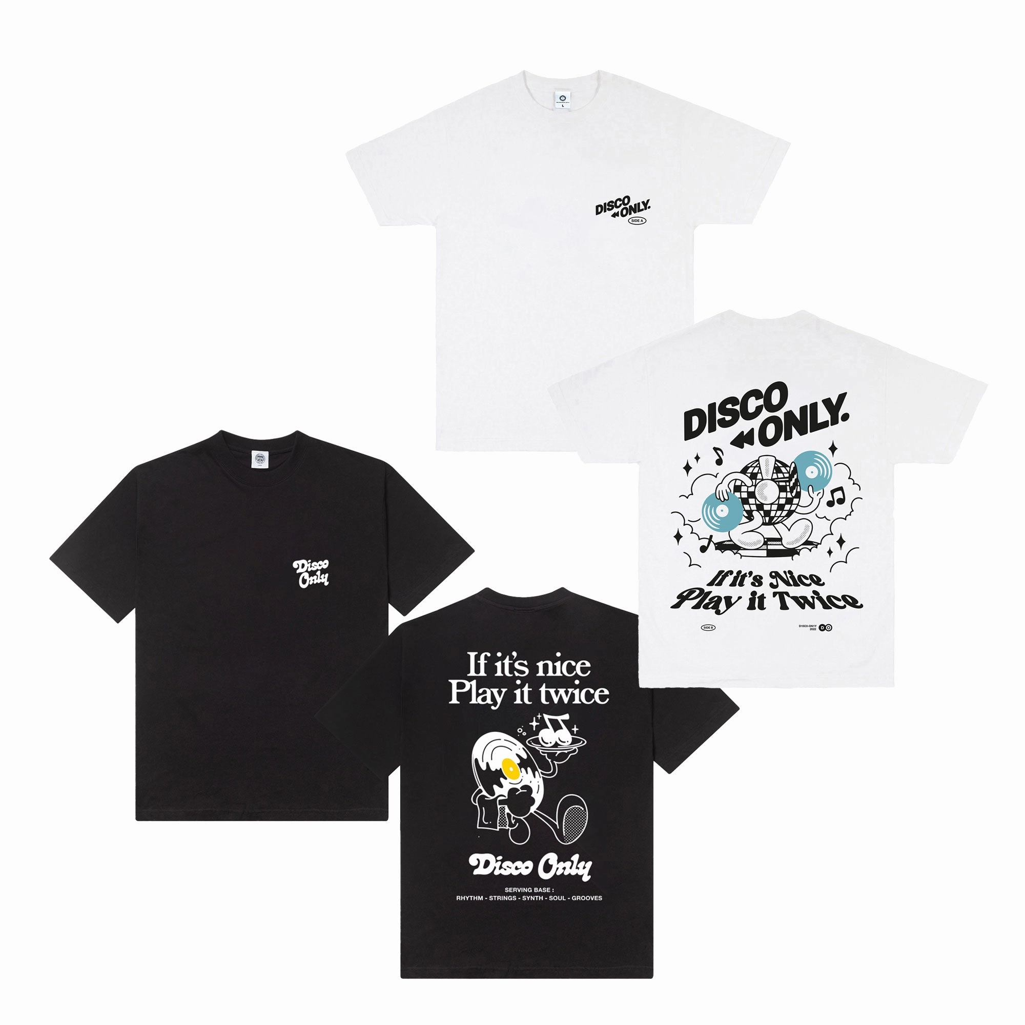 Trendy Casual Wear Easy Style Disco Only 'Play it Twice' Twinpack 2.0