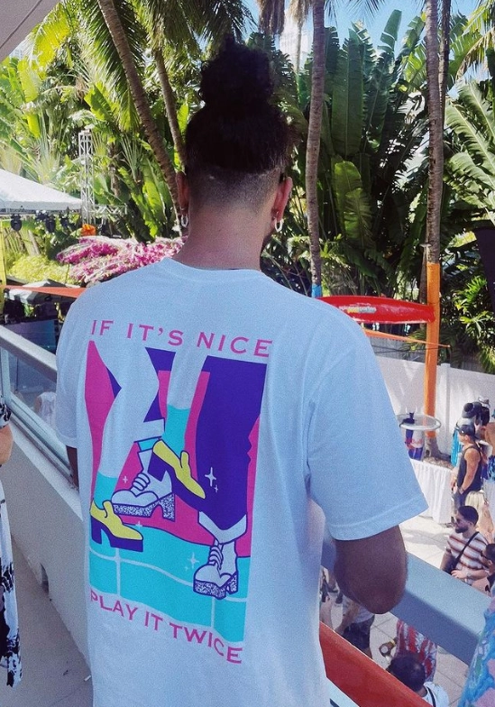 Hiking durability DISCO ONLY 'Play It Twice V3' Tee