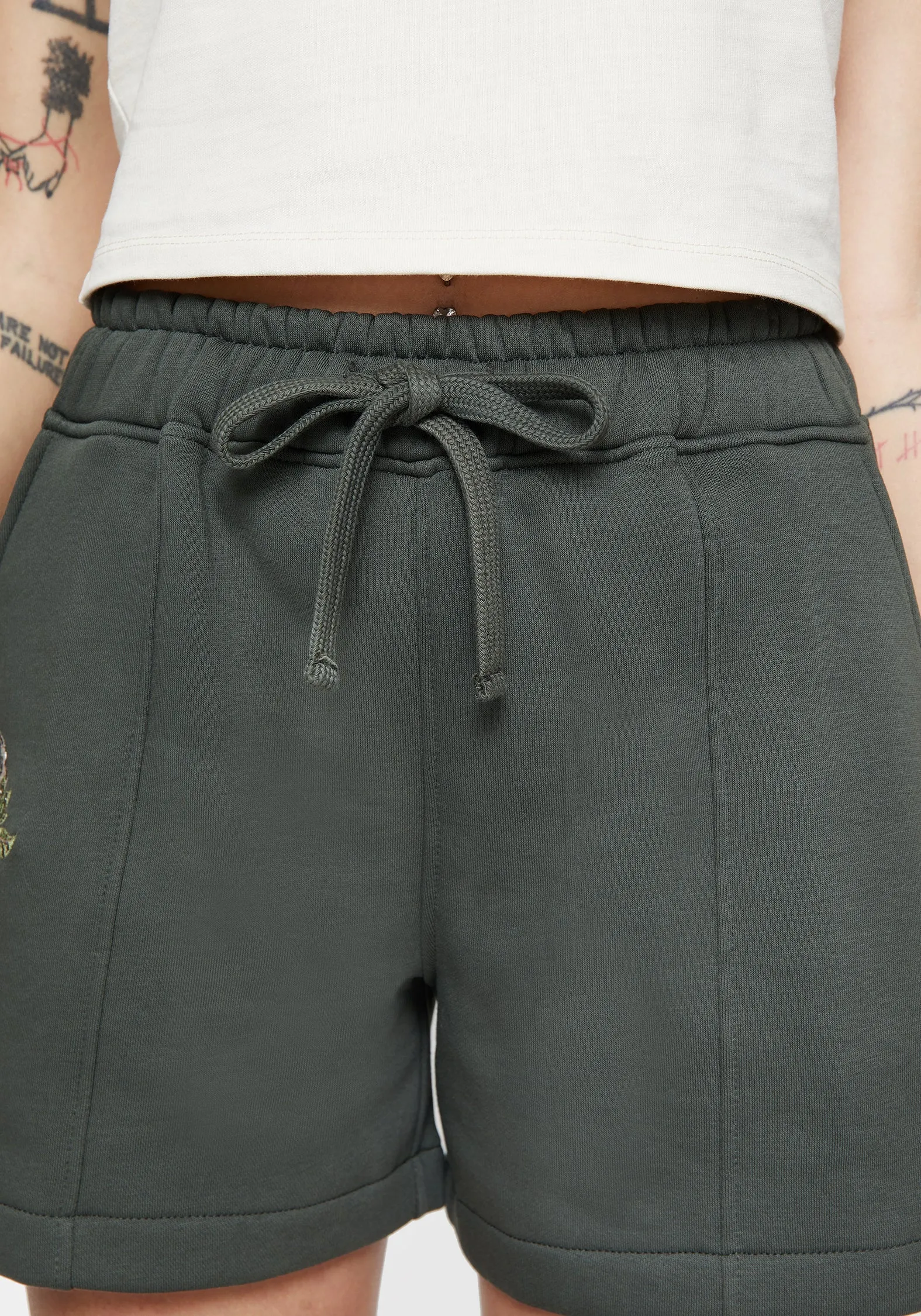 Nirah Cotton Embroidered Shorts Move Easy