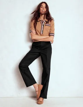 Versatile Fit Full Length Canonbury Trousers-Black