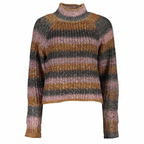 Desigual Fabric Women's Sweater Flexible Collar Opening