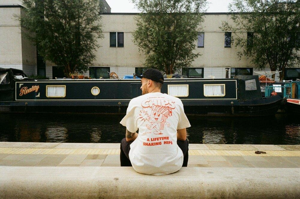Pomme Frite x UN:IK 'Mr Chips' Tee - Natural Perfect Layer