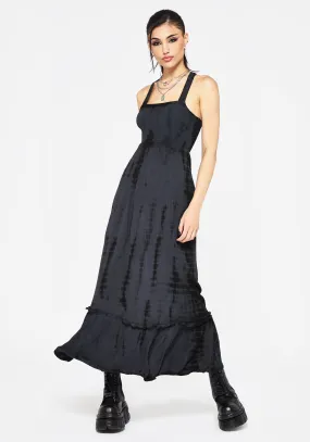 Formal Aura Pleated-Skirt Aria Tie Dye Midaxi Dress