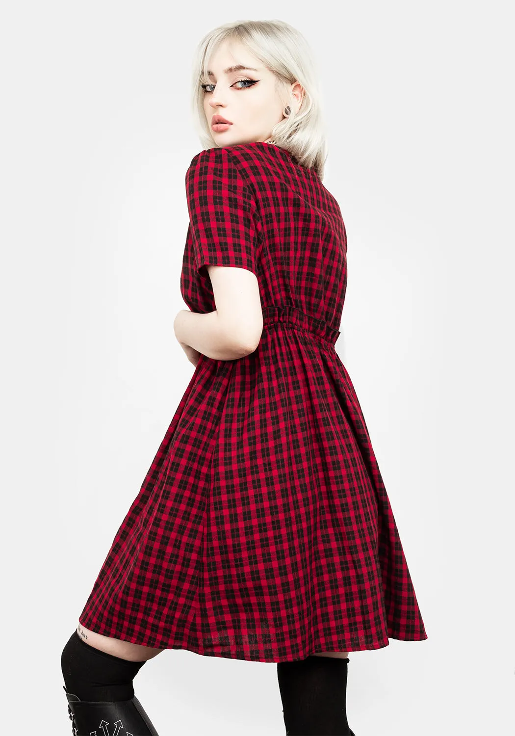 Sleek Volume Street Elegance Dreadful Ruffle Smock Dress