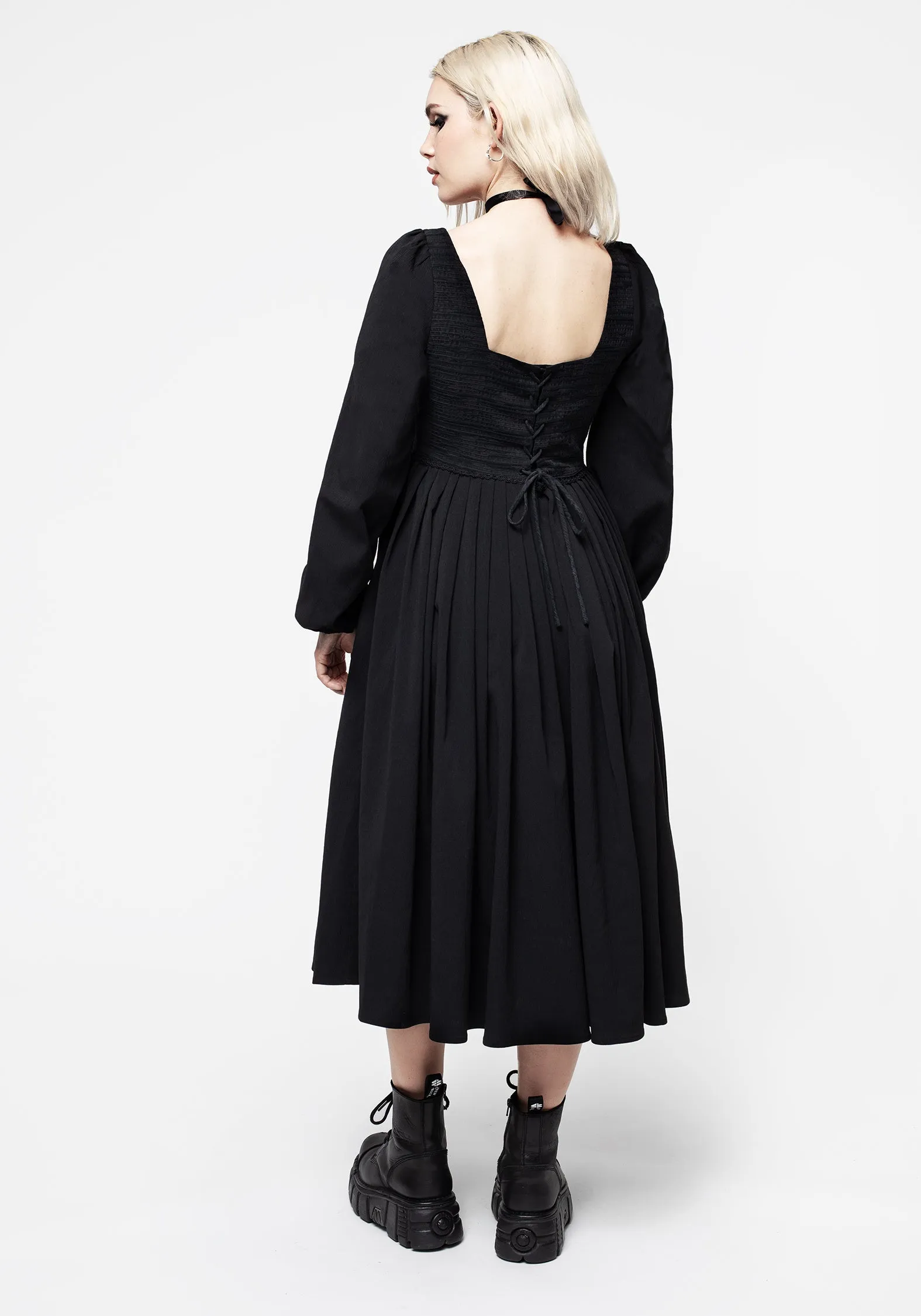 Mina Corset Midi Dress Slim Touch Elegant Charm