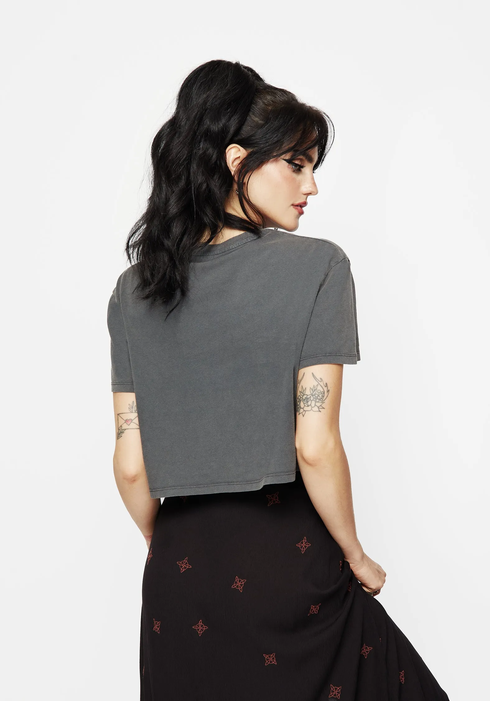 Drift Cotton-Blend Jersey Cropped T-Shirt Formal Wear