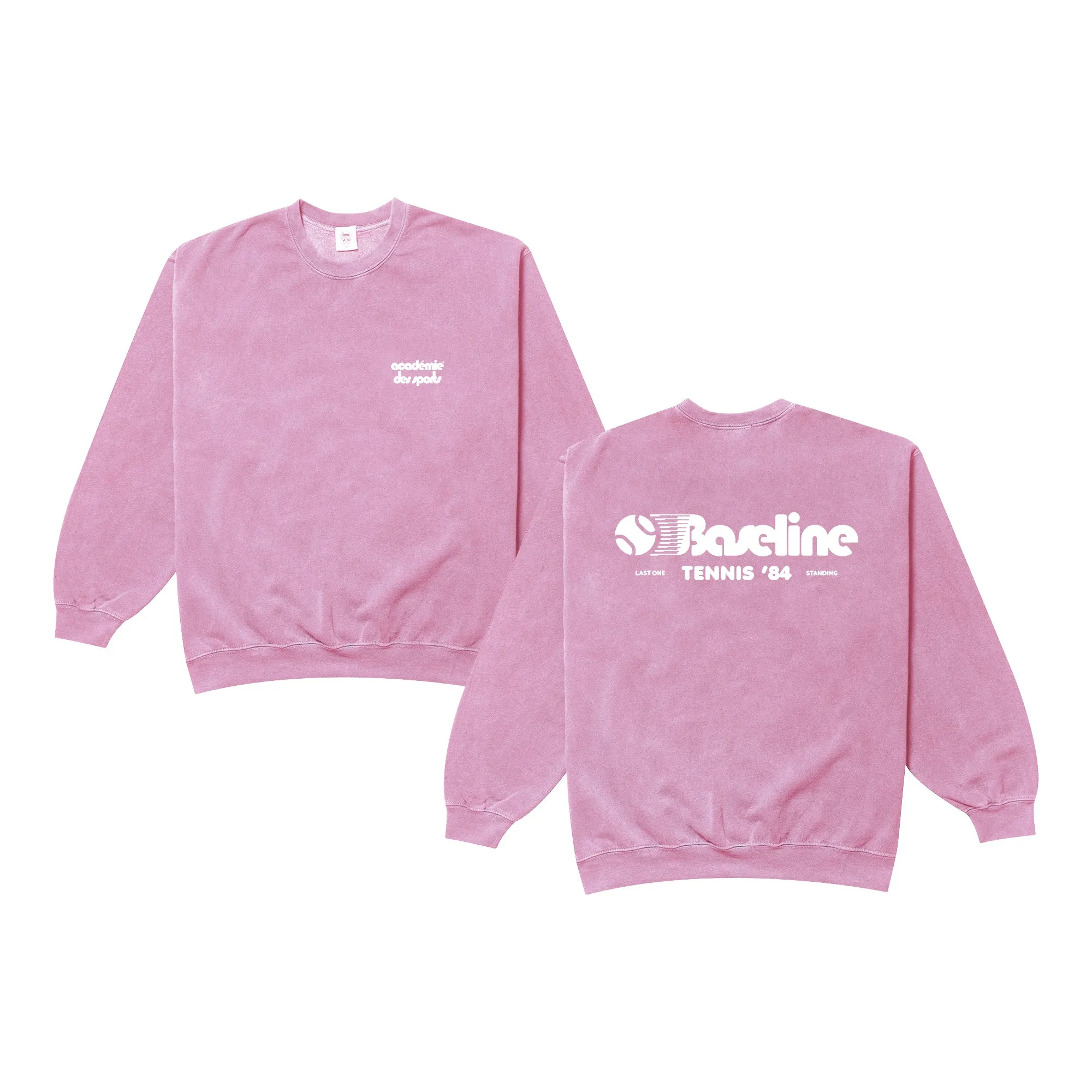 Vice 84 *10 Years Of* 'Baseline' Sweater - Vintage Washed Pink Recycled Fiber