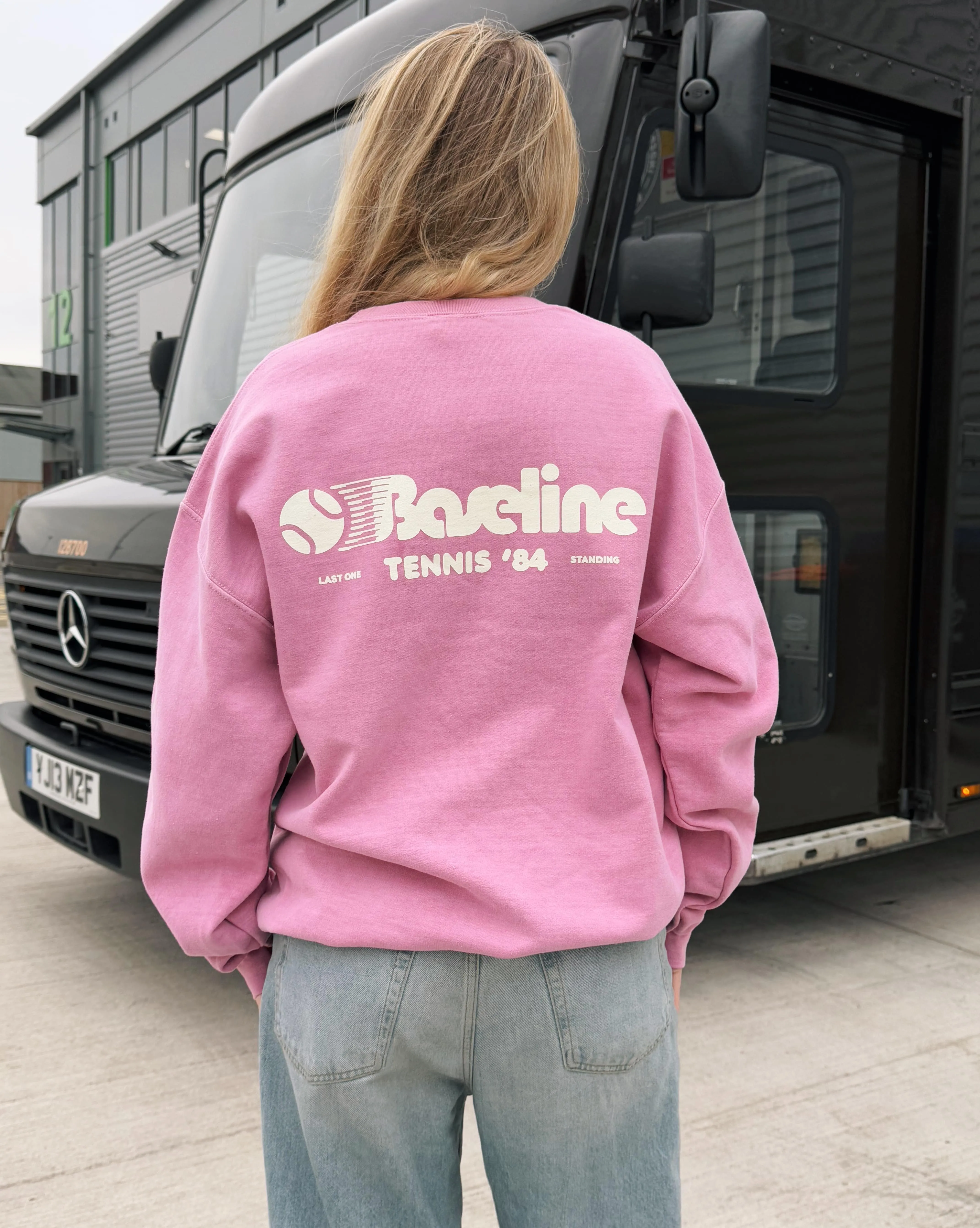 Seasonal piece Cold-Weather Layer Vice 84 *10 Years Of* 'Baseline' Sweater - Vintage Washed Pink