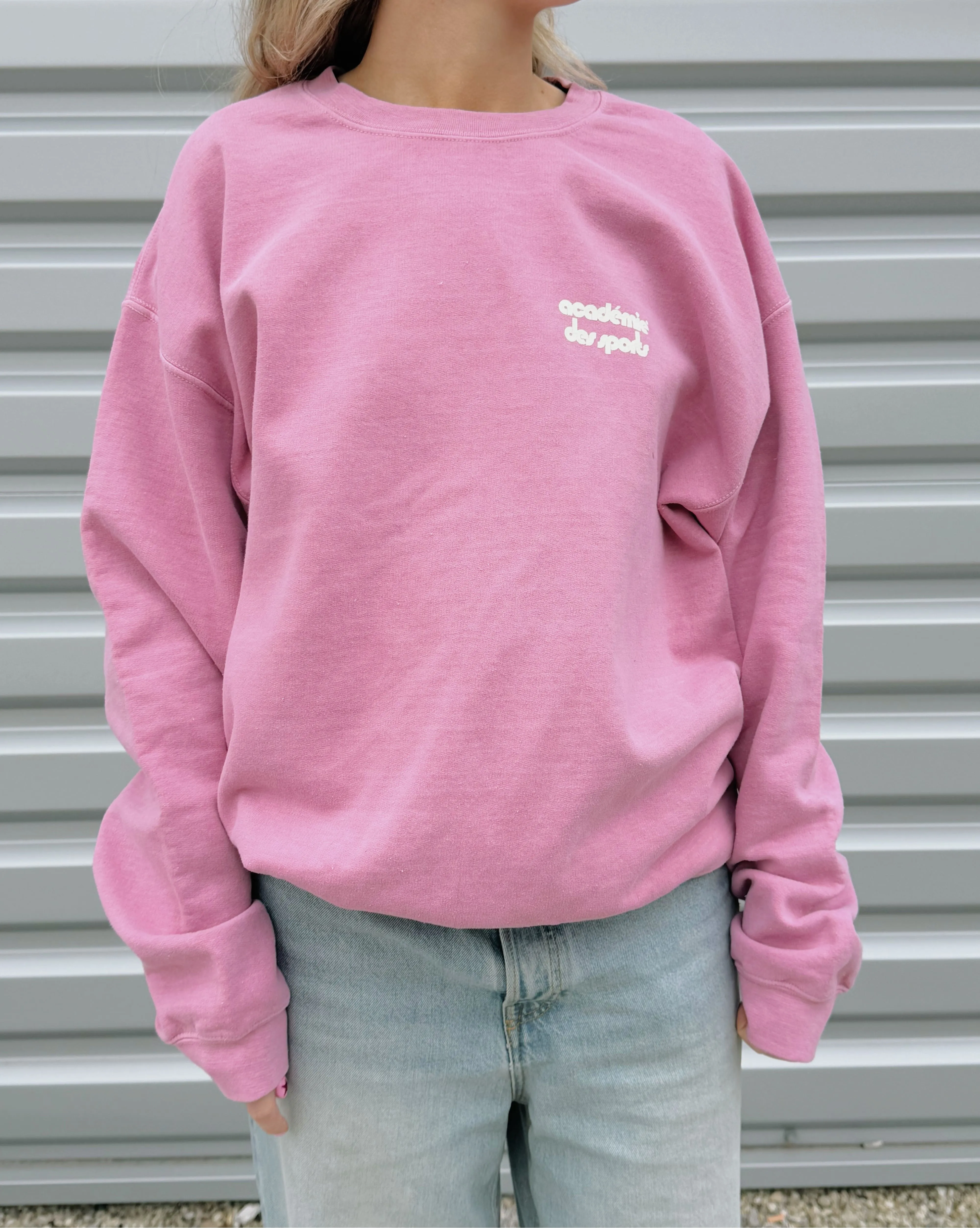 Vice 84 *10 Years Of* 'Baseline' Sweater - Vintage Washed Pink Basic Layering Fast Drying