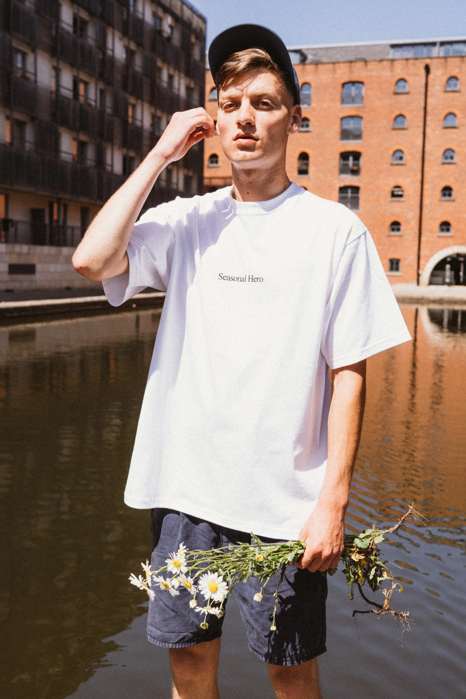 Seasonal Hero 'Isolate' Tee - White Sun Protection