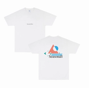 Seasonal Hero 'Isolate' Tee - White Picnic Modern innovation