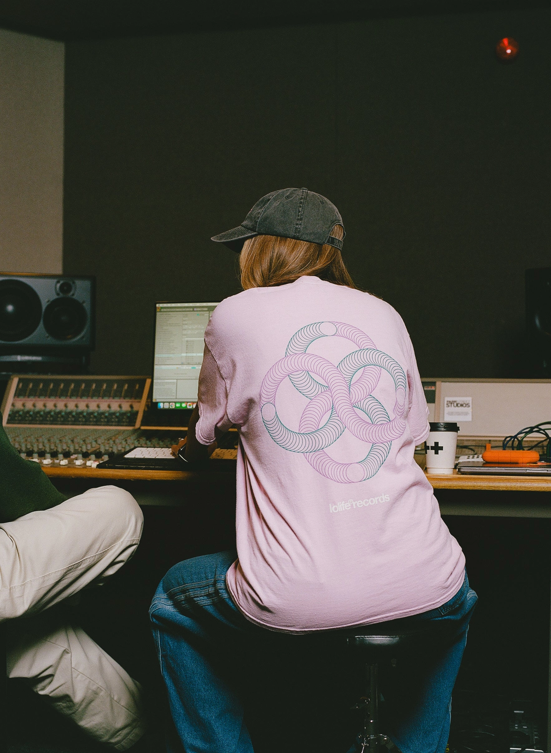 LOLiFE 001 Vintage Washed Tee - Pink Seasonal Comfort Style Comfy Look