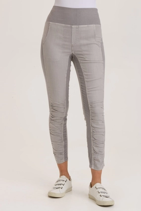 Budget Friendly Soft Touch Mid Rise Support Twill Penny Legging