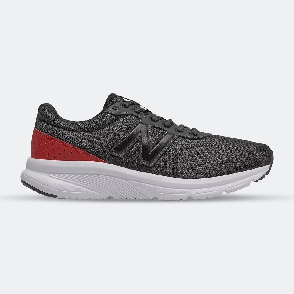 high - jump running shoes Mens Wide Fit New Balance M411CK2 Walking and Running Trainers - Black/Red