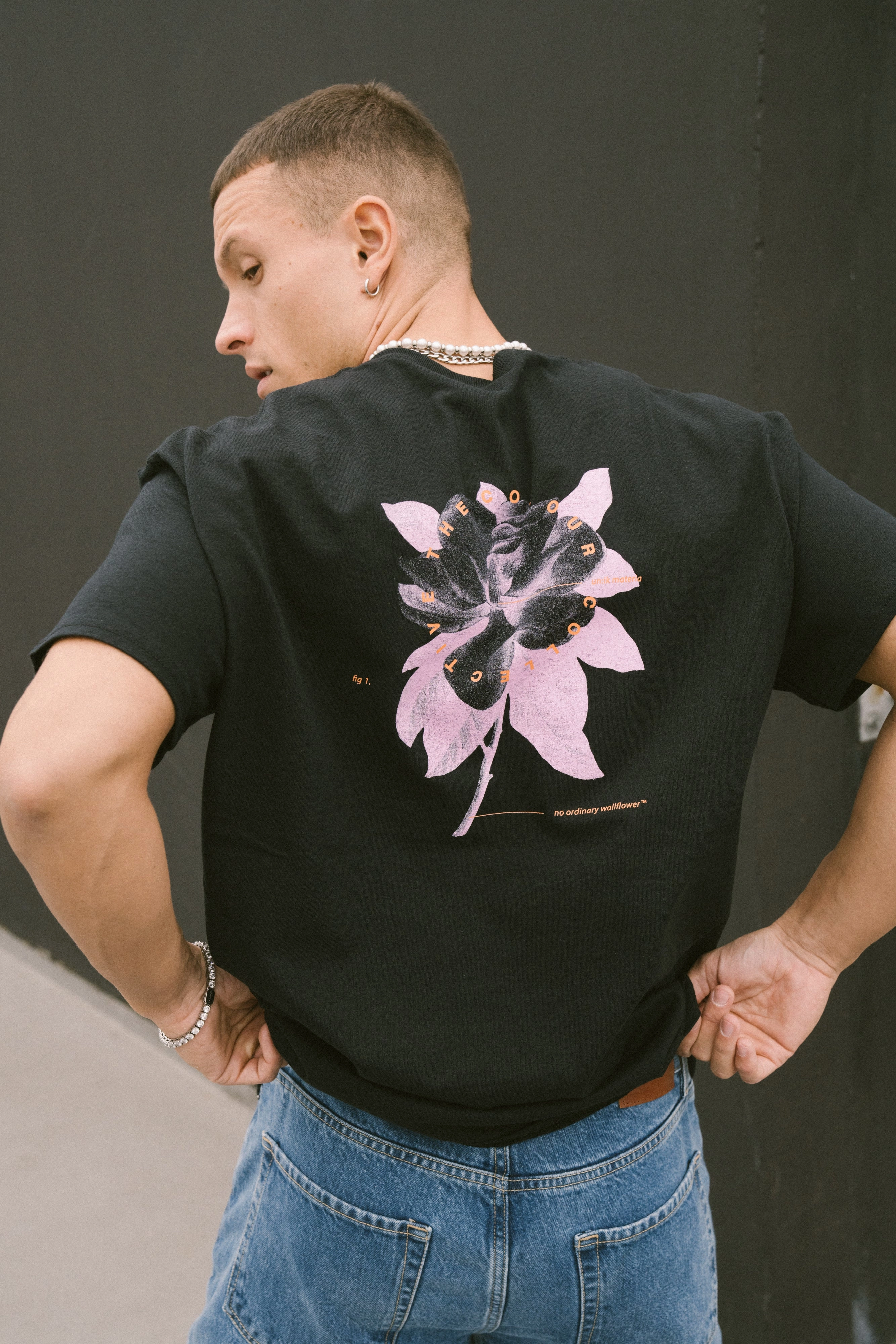 Colour Collective 'Science' Tee - Black Pilling Resistant Finish Ethically Sourced Cotton