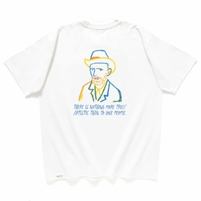 Anti Static Finish Comfy Apparel (ZT1098) Van Gogh Pastel Graphic Tee